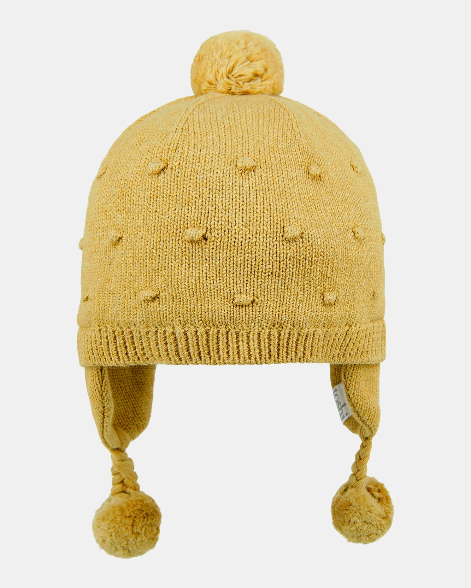 Flash Sale Organic Earmuff Popcorn Beanies