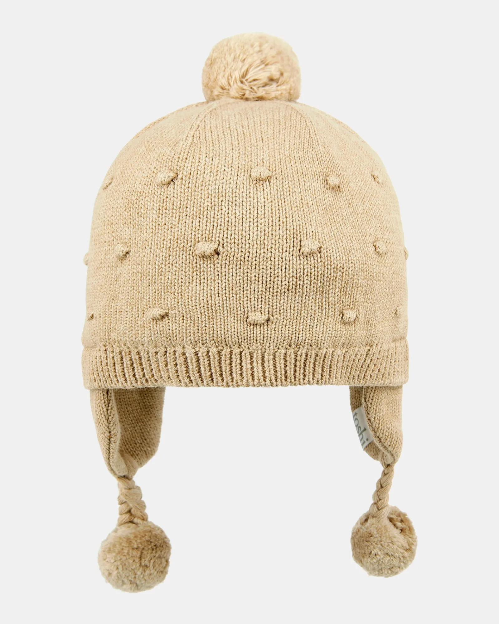 Outlet Organic Earmuff Popcorn Beanies