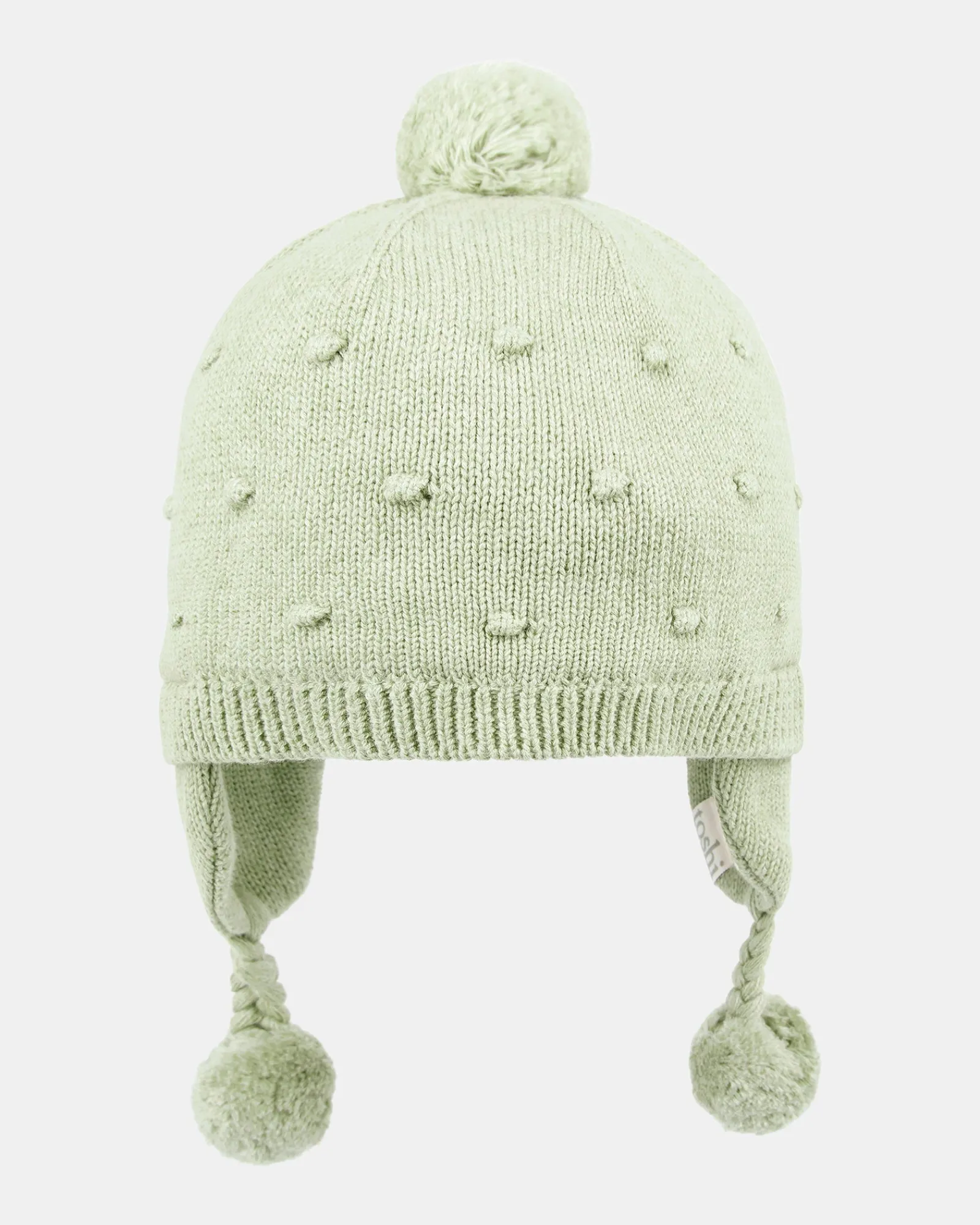 Outlet Organic Earmuff Popcorn Beanies