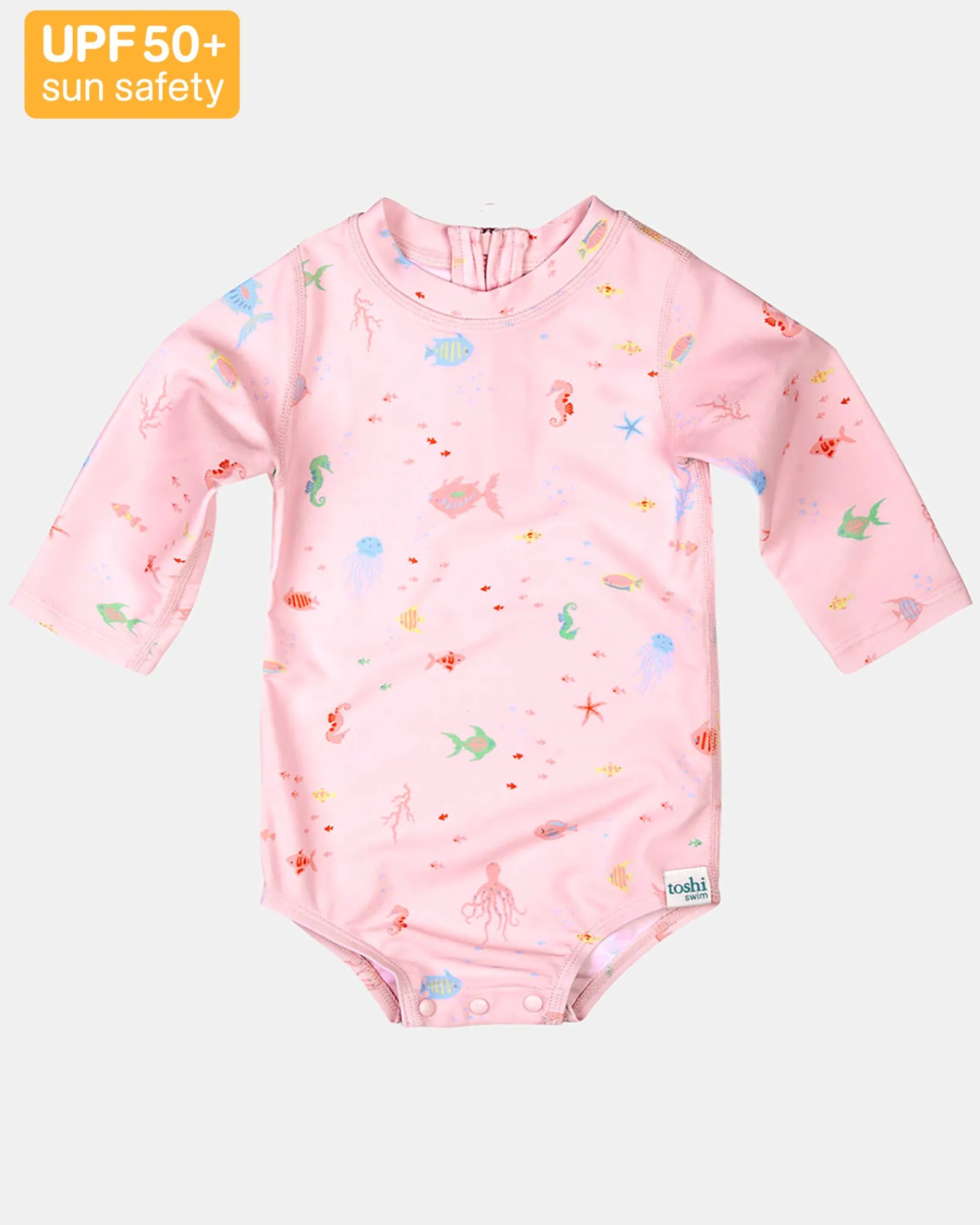 Best Sale Swim Baby Onesie L/S Classic Clearance